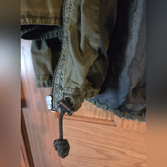 Womens jacket, army green - Picture 10 of 11